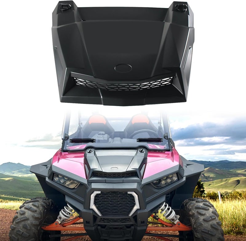 CPOWACE غطاء توربو ل RZR XP 1000 14-18، فتحة سحب هواء سوداء متوافقة مع ملحقات Polaris RZR XP Trail S 900 1000 S 2014-2018 استبدال #2881467 - Image 1